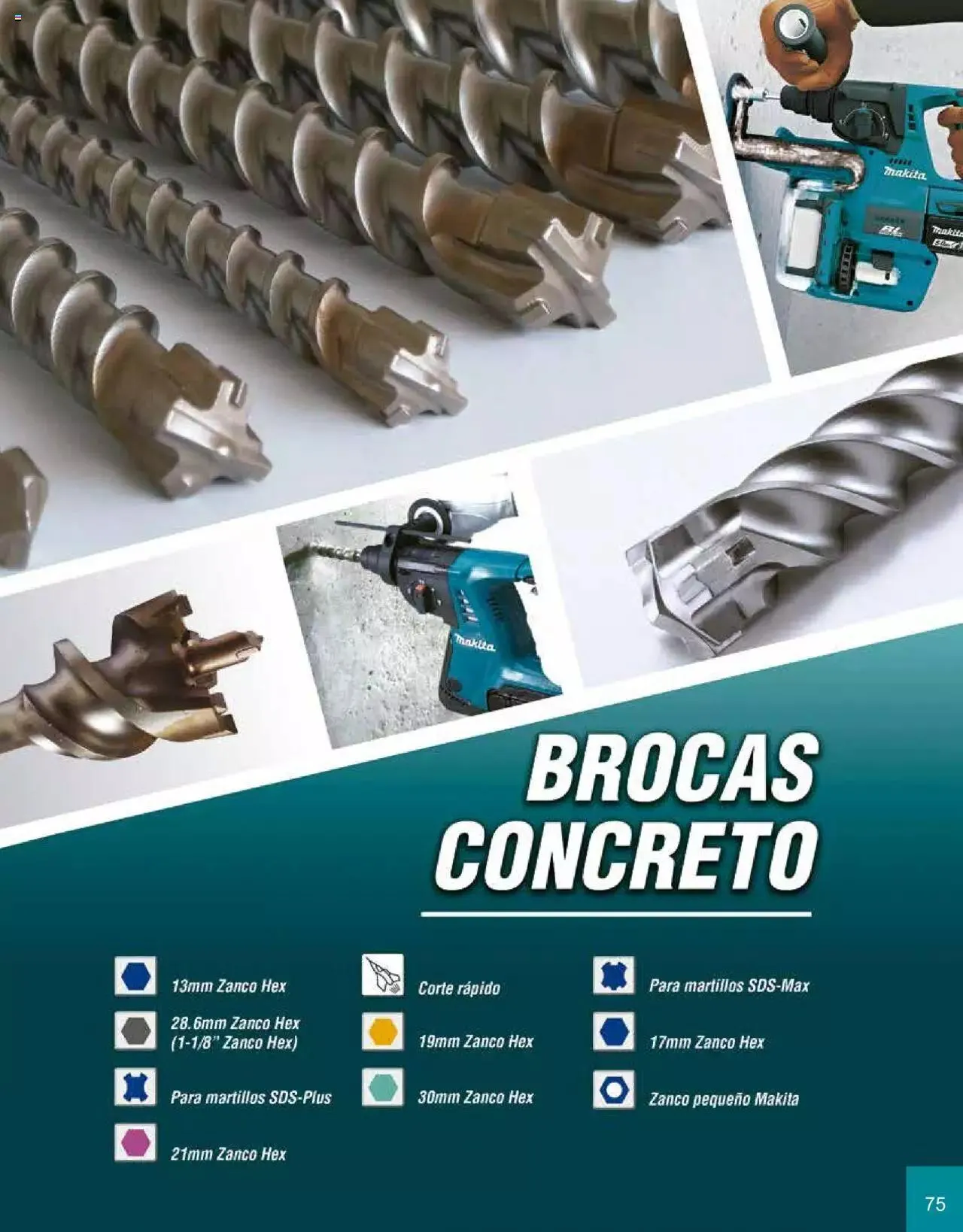 Catálogo de Makita Ofertas Accesorios 5 de septiembre al 31 de diciembre 2023 - Pagina 75