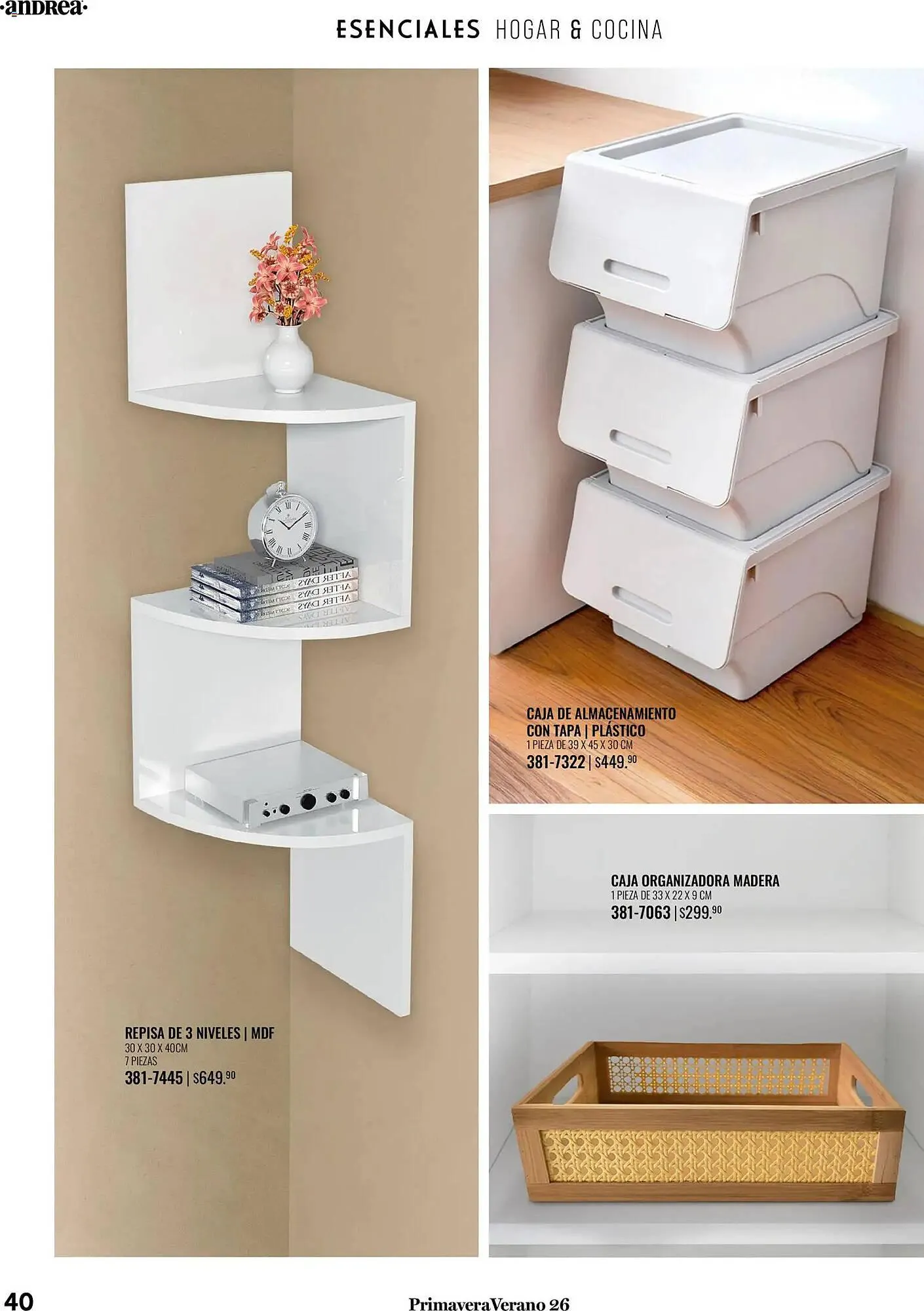 Catálogo de Catálogo Andrea 25 de enero al 22 de agosto 2026 - Pagina 40