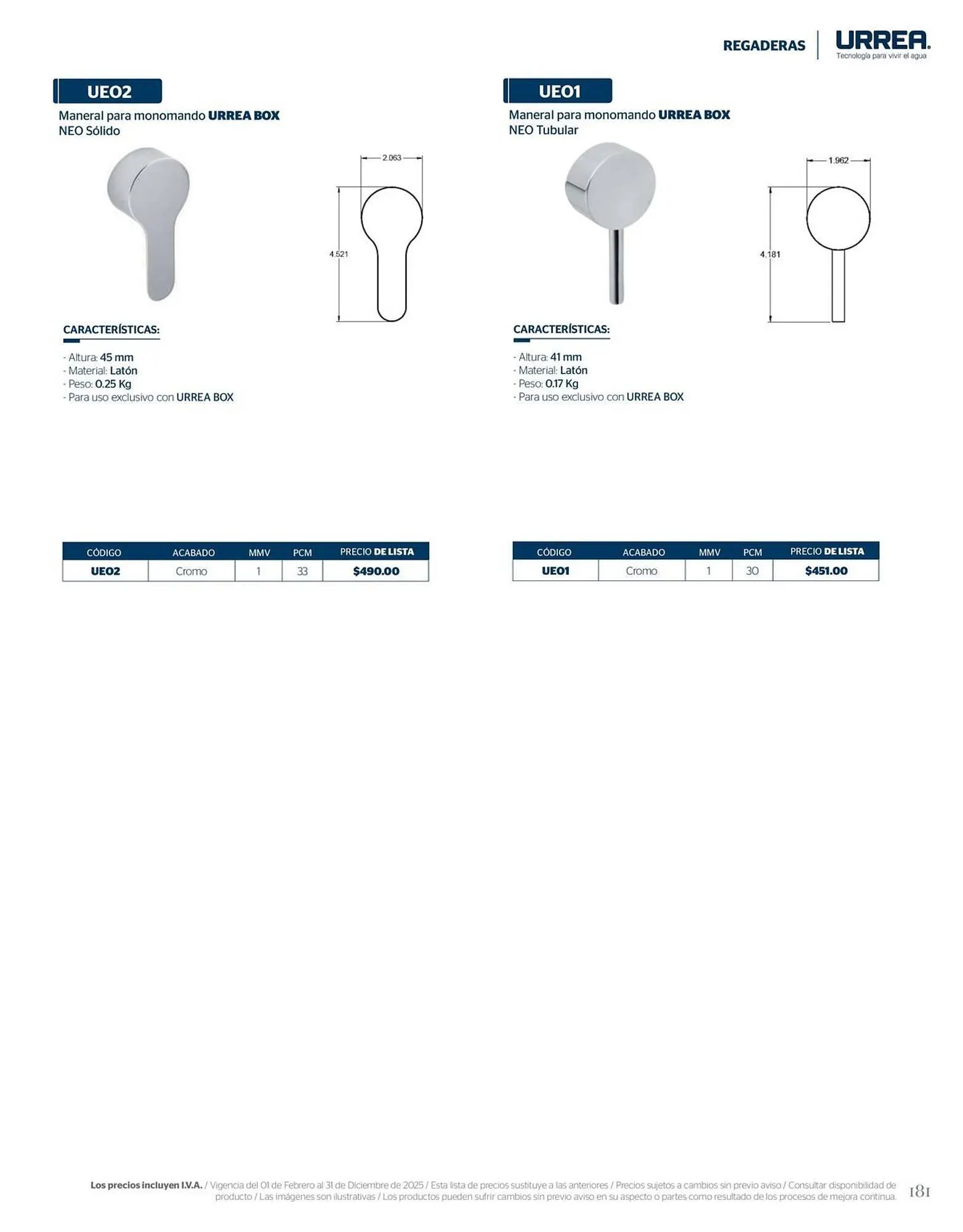 Catálogo de Catálogo Urrea 28 de febrero al 28 de febrero 2026 - Pagina 187