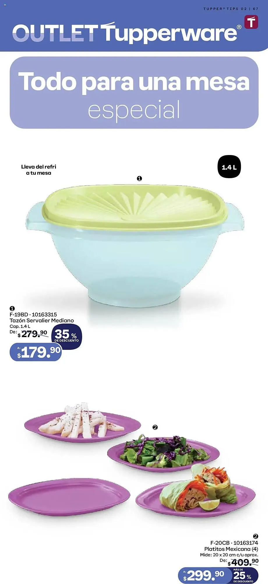Catálogo de Catálogo Tupperware 27 de enero al 23 de febrero 2025 - Pagina 67