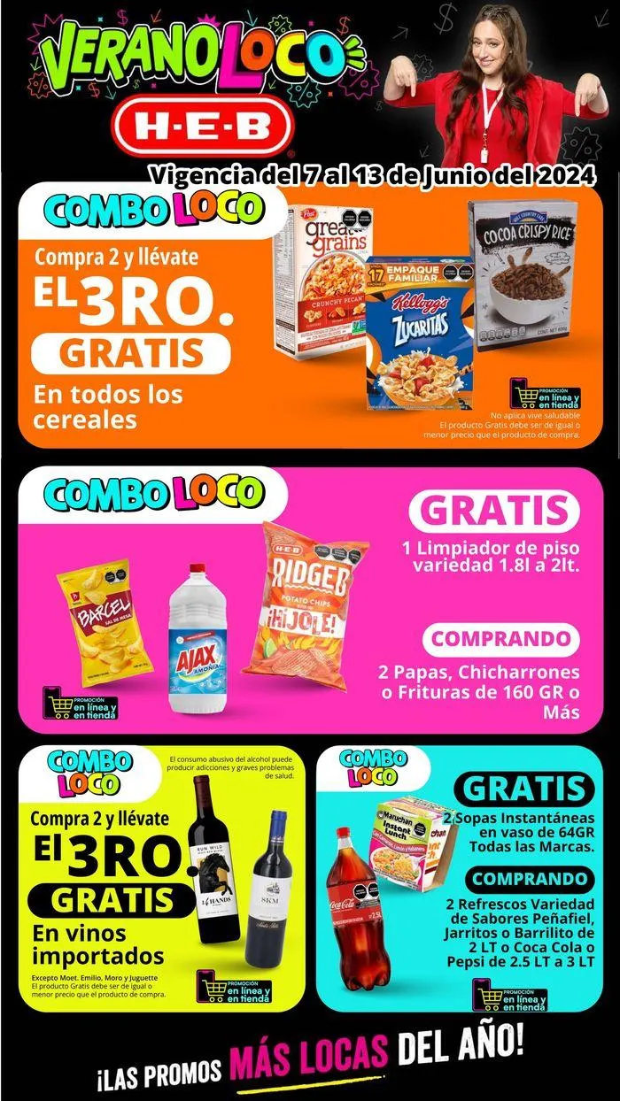 Catálogo de Ofertas HEB - Verano Loco 10 de junio al 13 de junio 2024 - Pagina 11
