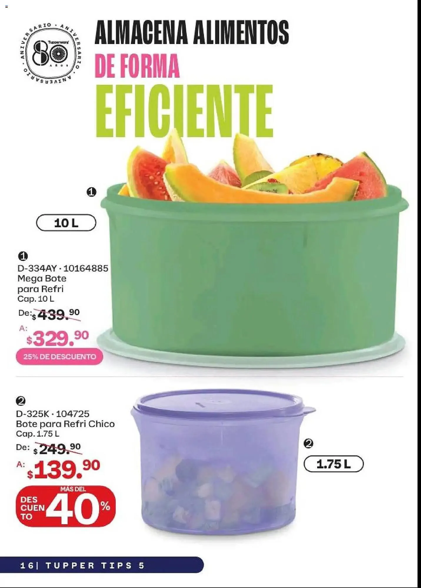 Catálogo de Catálogo Tupperware 20 de abril al 17 de mayo 2026 - Pagina 16