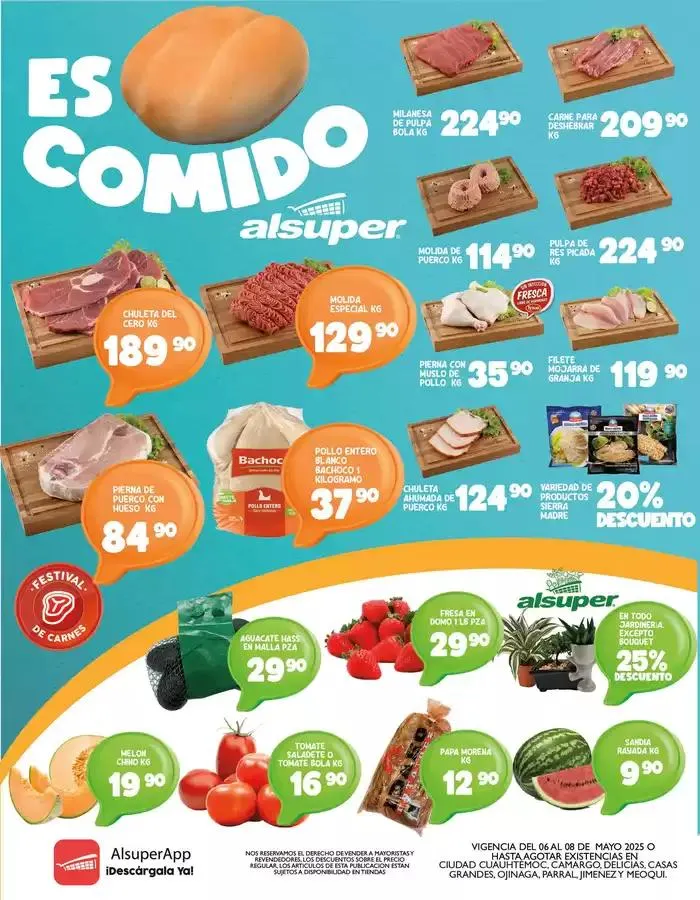 Catálogo de Alsuper CHIHUAHUA-ESTADO 6 de mayo al 8 de mayo 2025 - Pagina 1