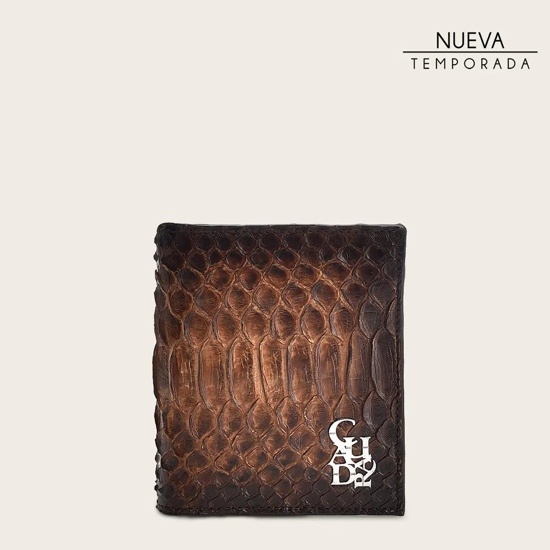 Billetera en Piel Genuina de Pitón