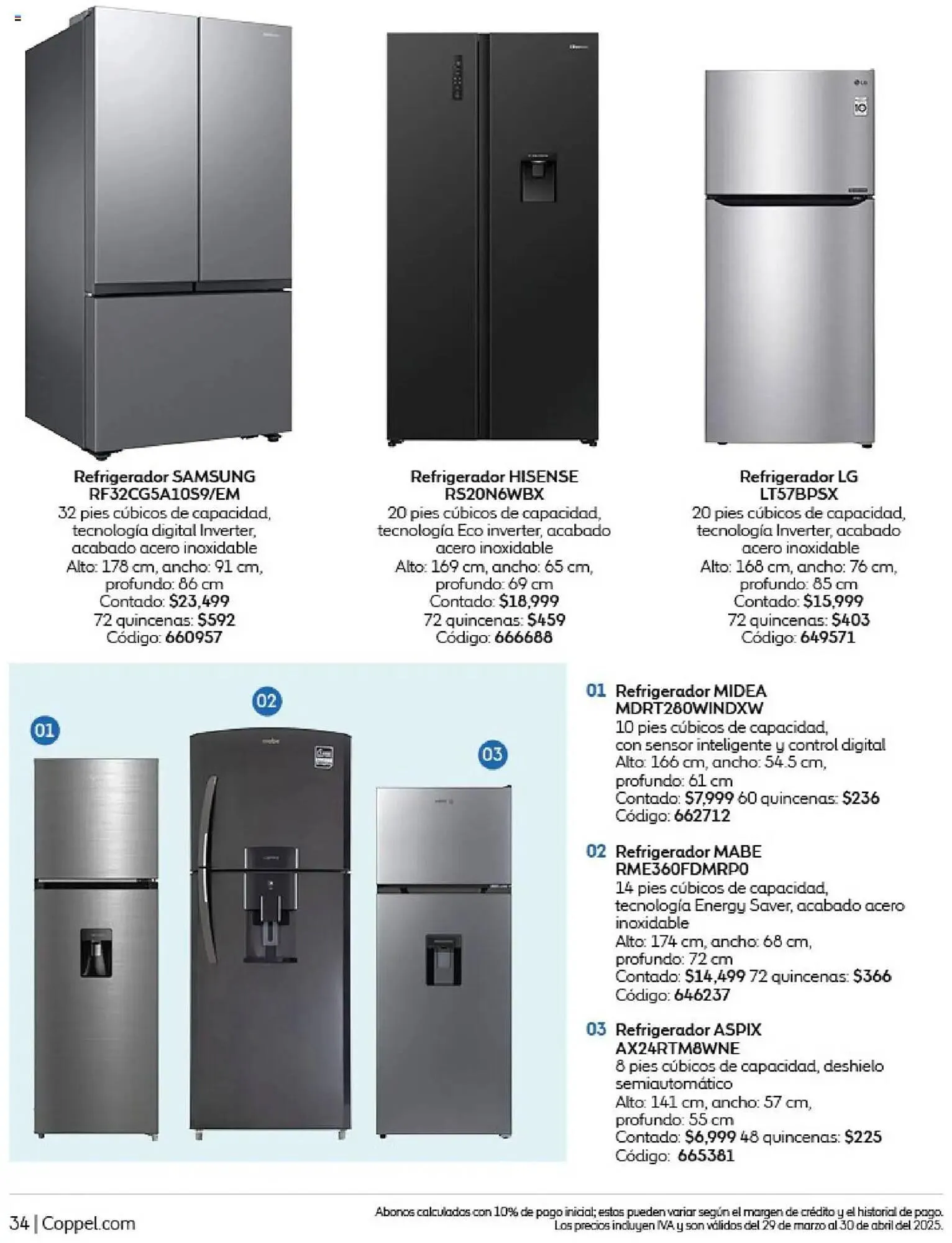 Catálogo de Catálogo Coppel 1 de abril al 30 de abril 2025 - Pagina 34