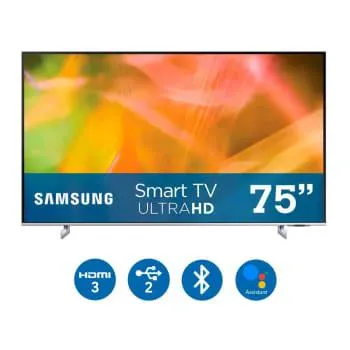 Pantalla Samsung AU8200 Series 75 Pulgadas Smart TV Crystal UHD