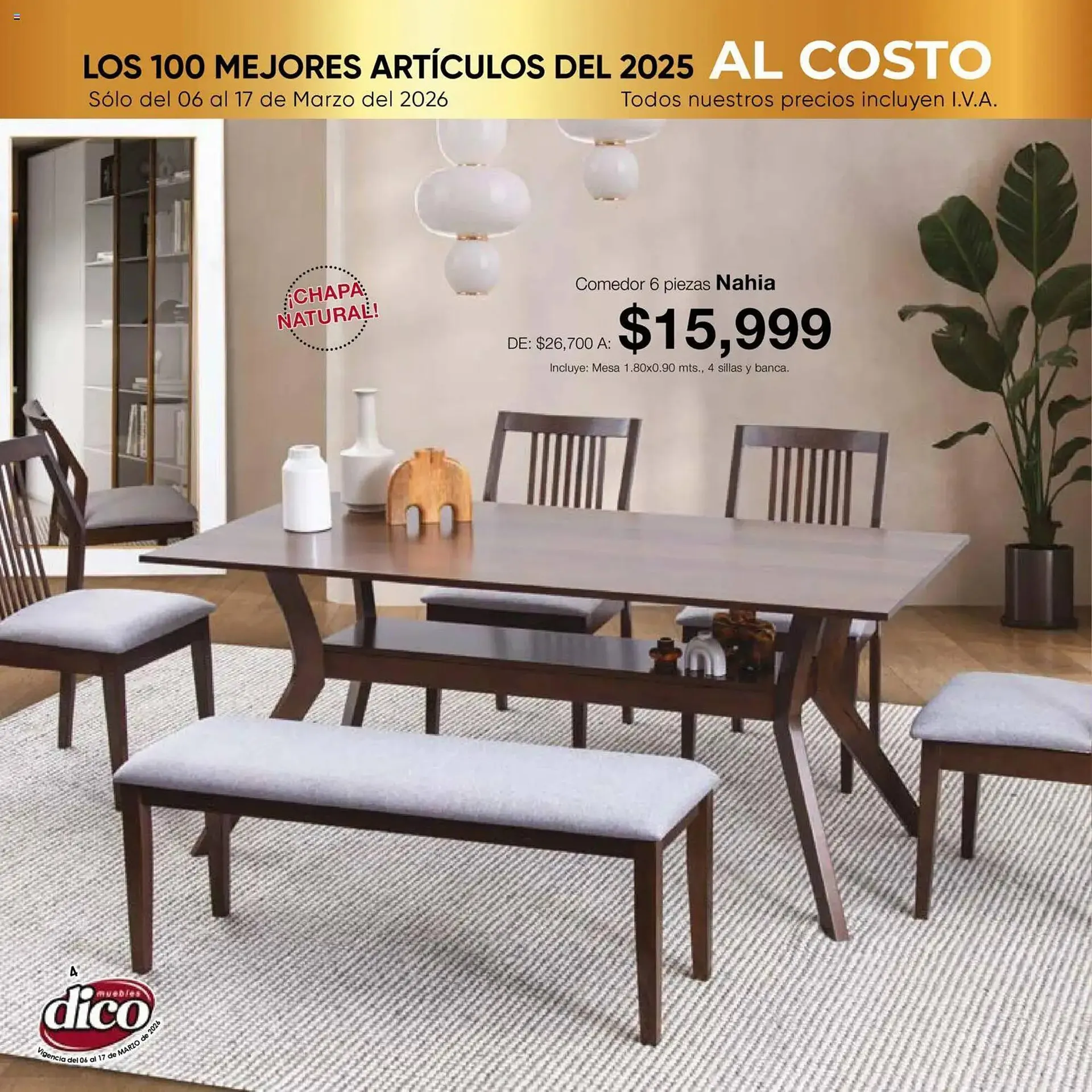 Catálogo de Catálogo Muebles Dico 6 de marzo al 18 de marzo 2026 - Pagina 4