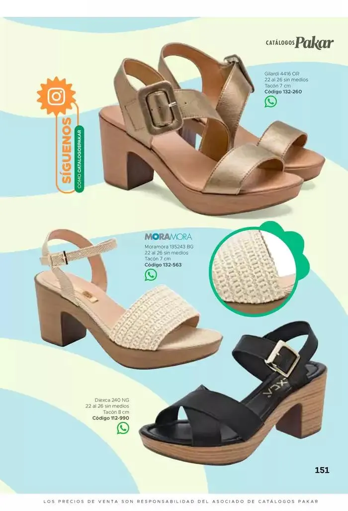 Catálogo de Pakar Sandalia 31 de enero al 31 de mayo 2025 - Pagina 151