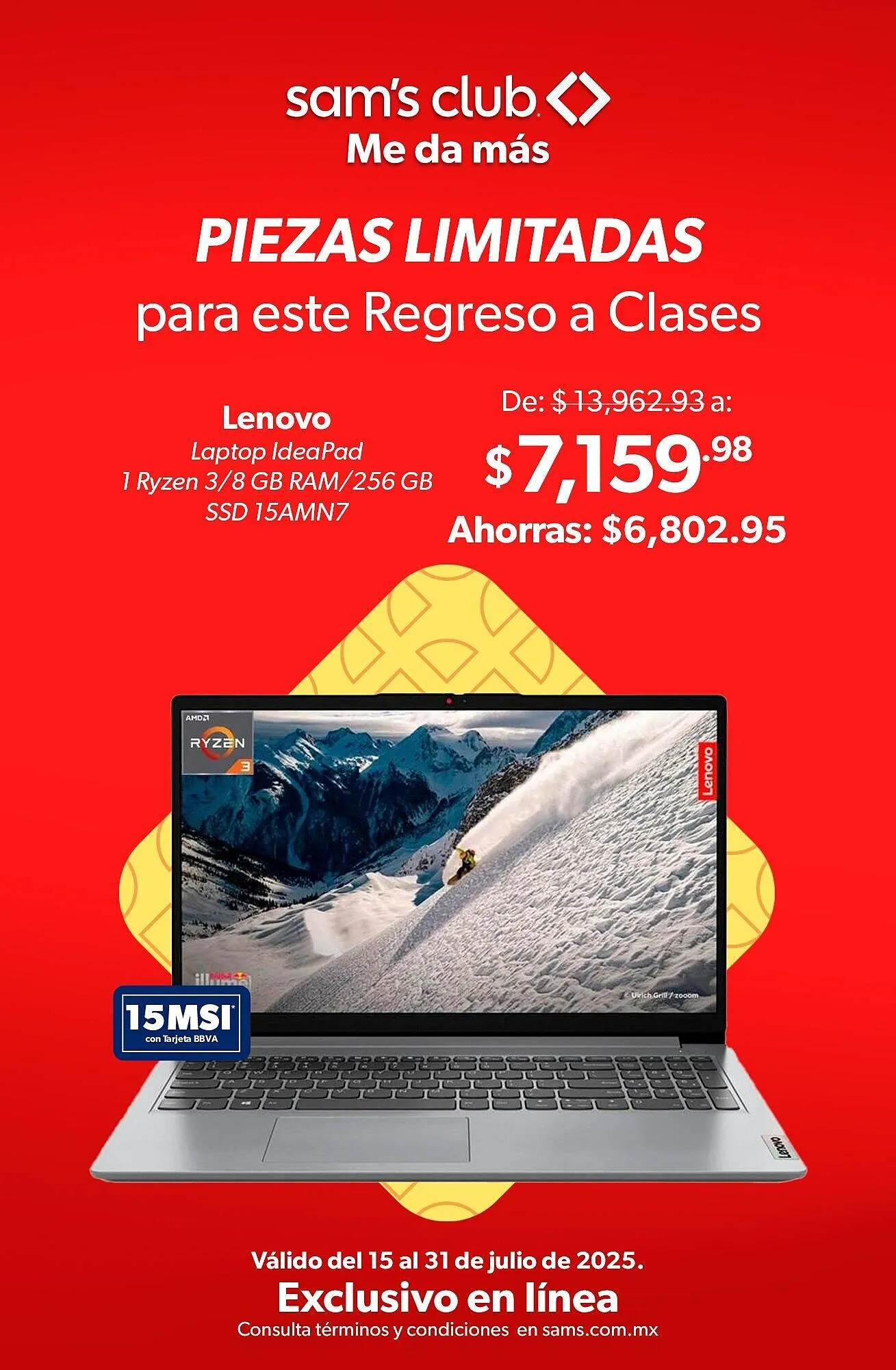 Catálogo de Catálogo Sam's Club 26 de julio al 26 de julio 2025 - Pagina 1