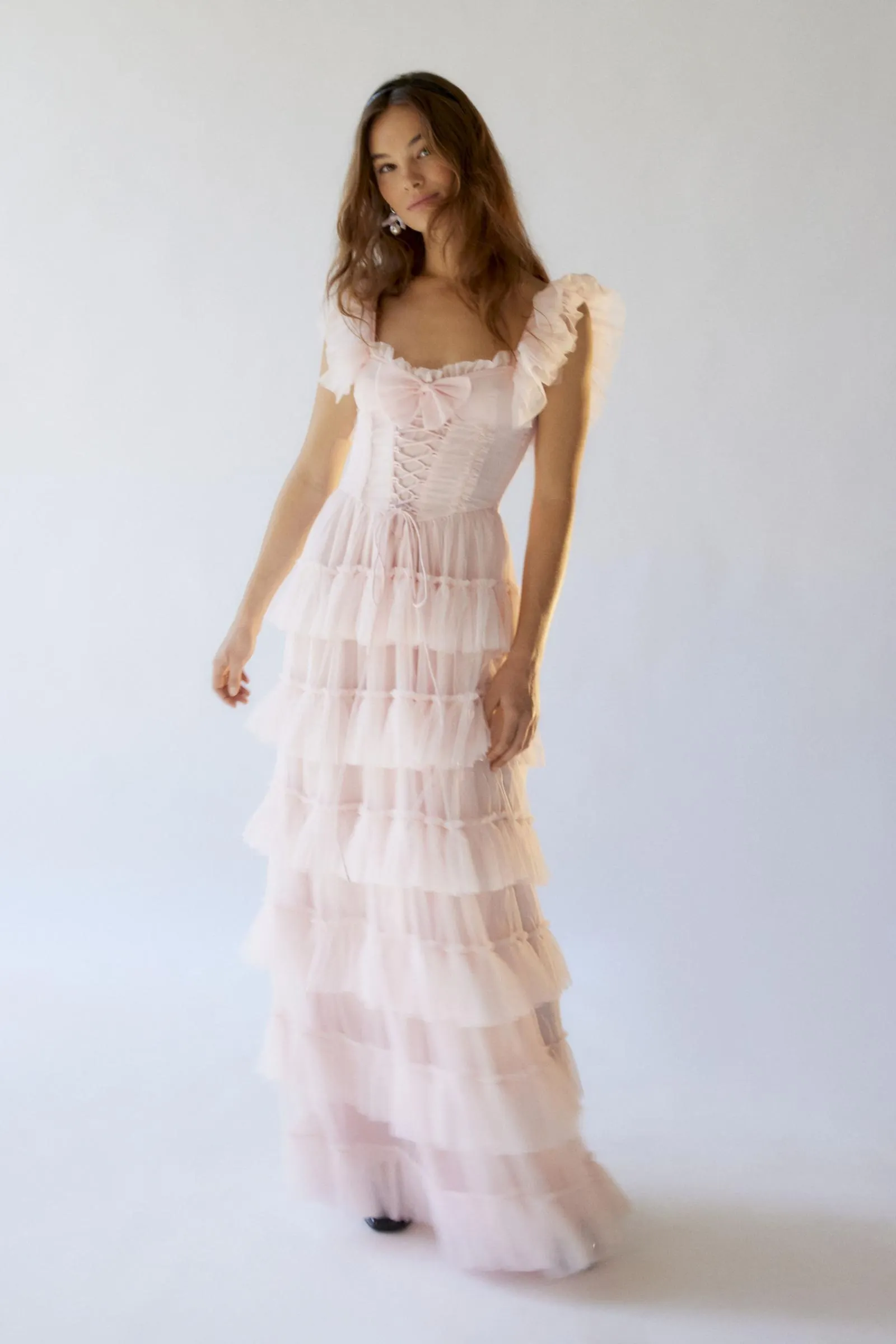 Amy Jane London Evangeline Ruffle Maxi Dress