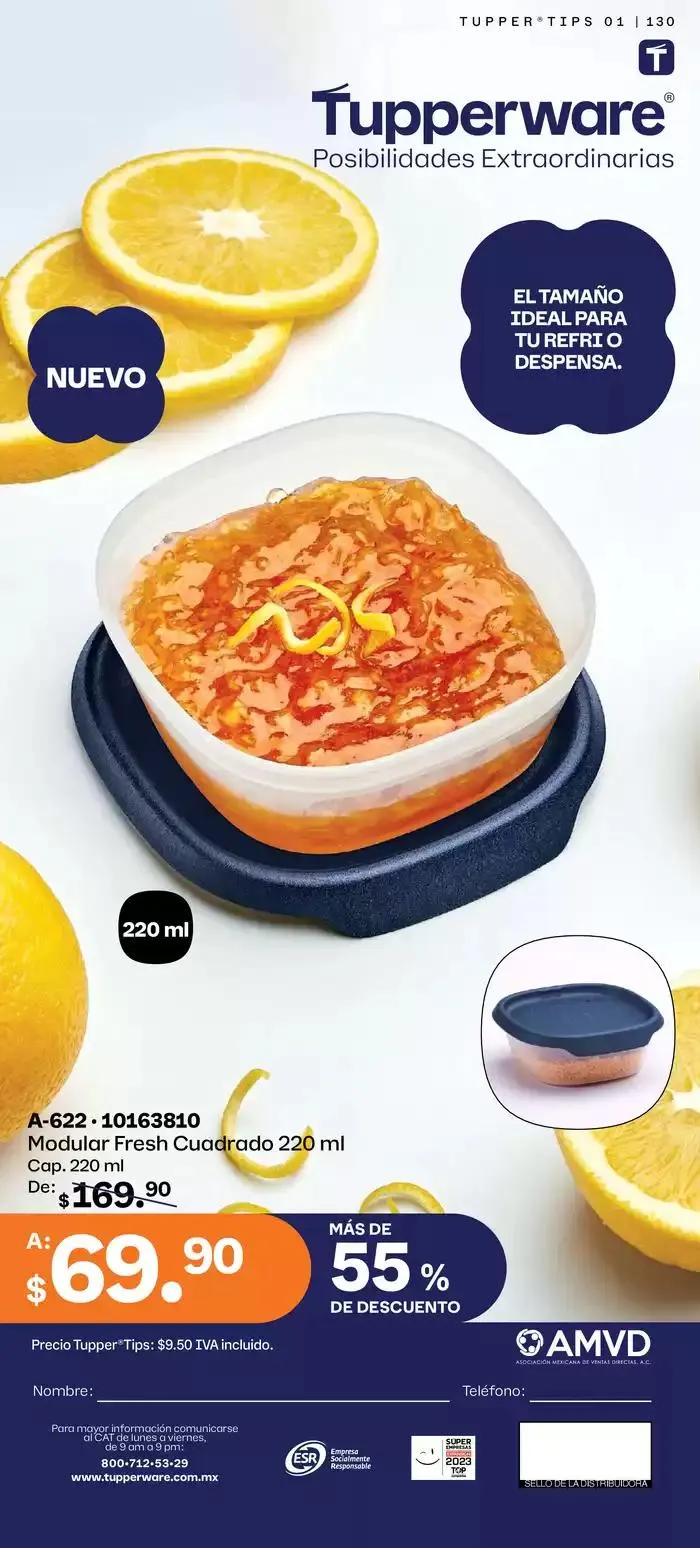 Catálogo de Tupper Tips 01 6 de enero al 26 de enero 2025 - Pagina 130