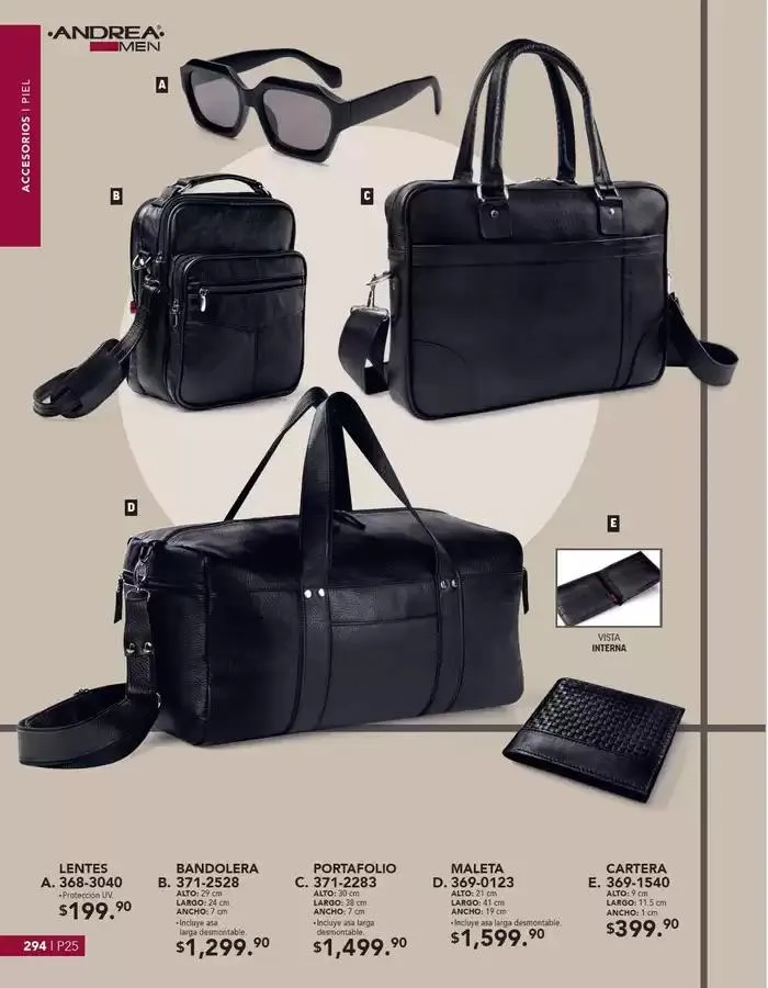 Catálogo de ANDREA | ACCESORIOS CABALLERO 26 de enero al 24 de mayo 2025 - Pagina 4