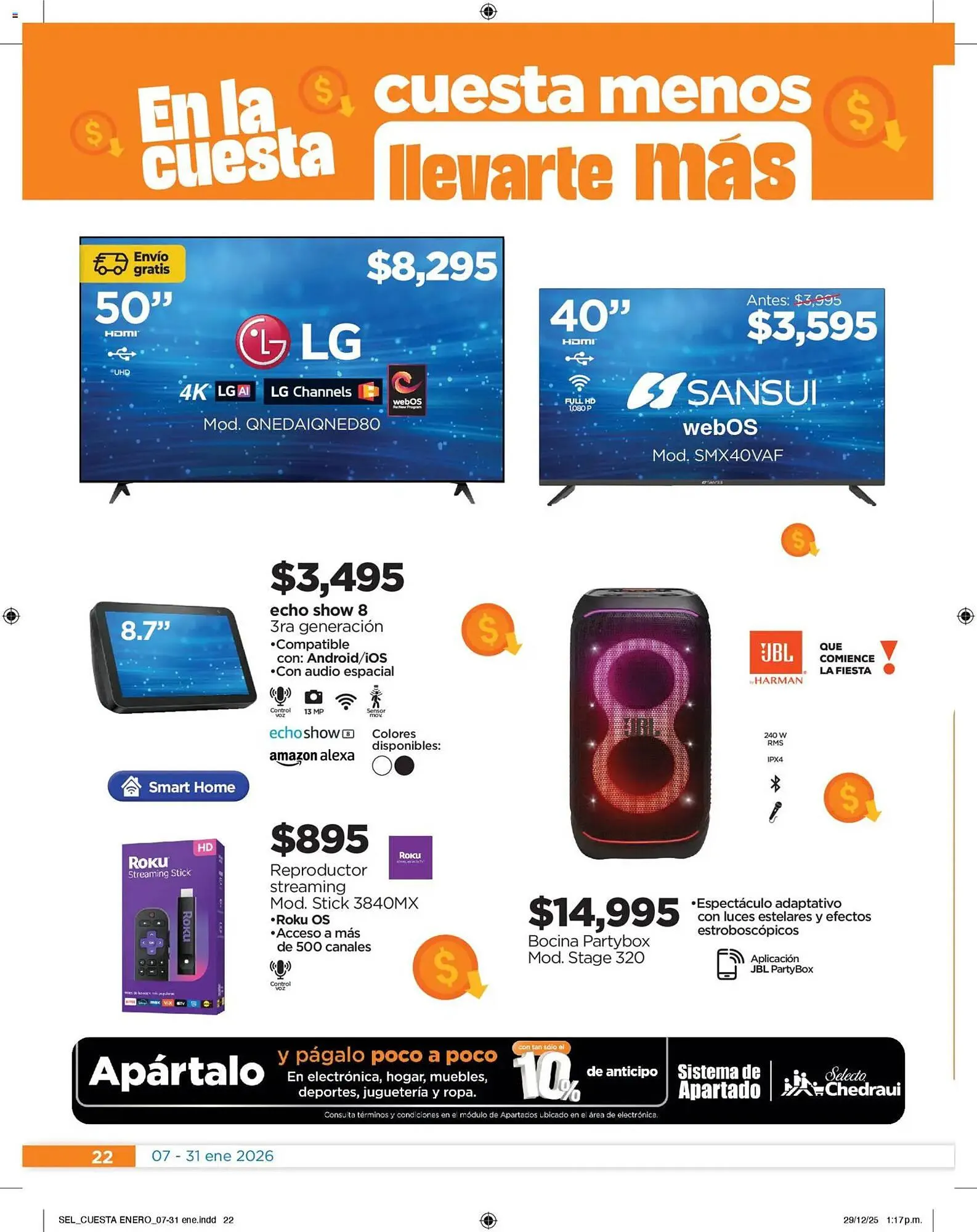 Catálogo de Folleto Chedraui 7 de enero al 1 de febrero 2026 - Pagina 22