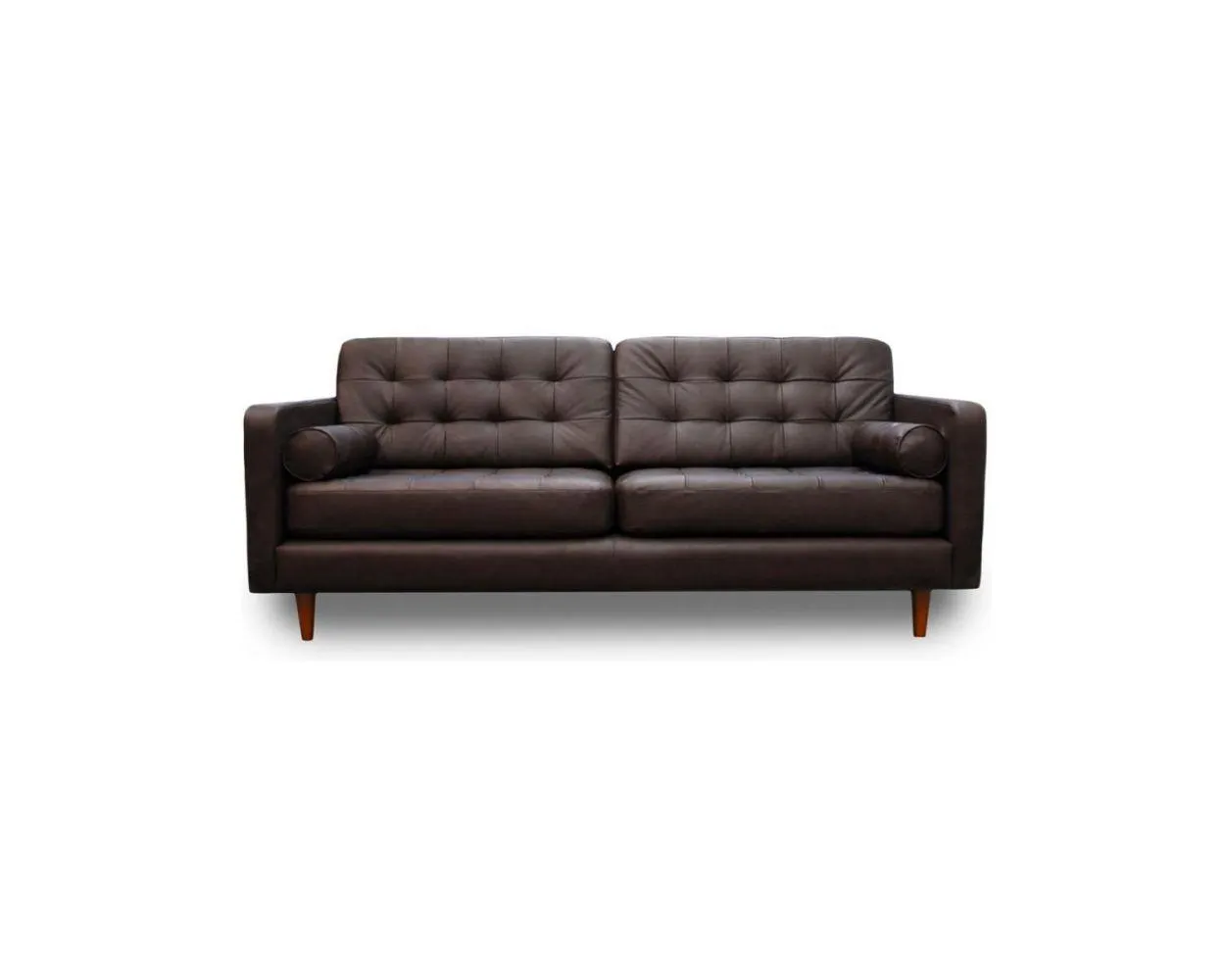 Sofá 3 Plazas de Piel Noruega Café I