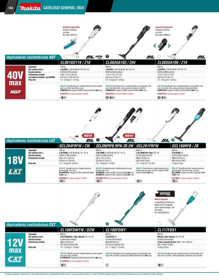 Catálogo de CATÁLOGO GENERAL 11 de abril al 31 de diciembre 2025 - Pagina 104