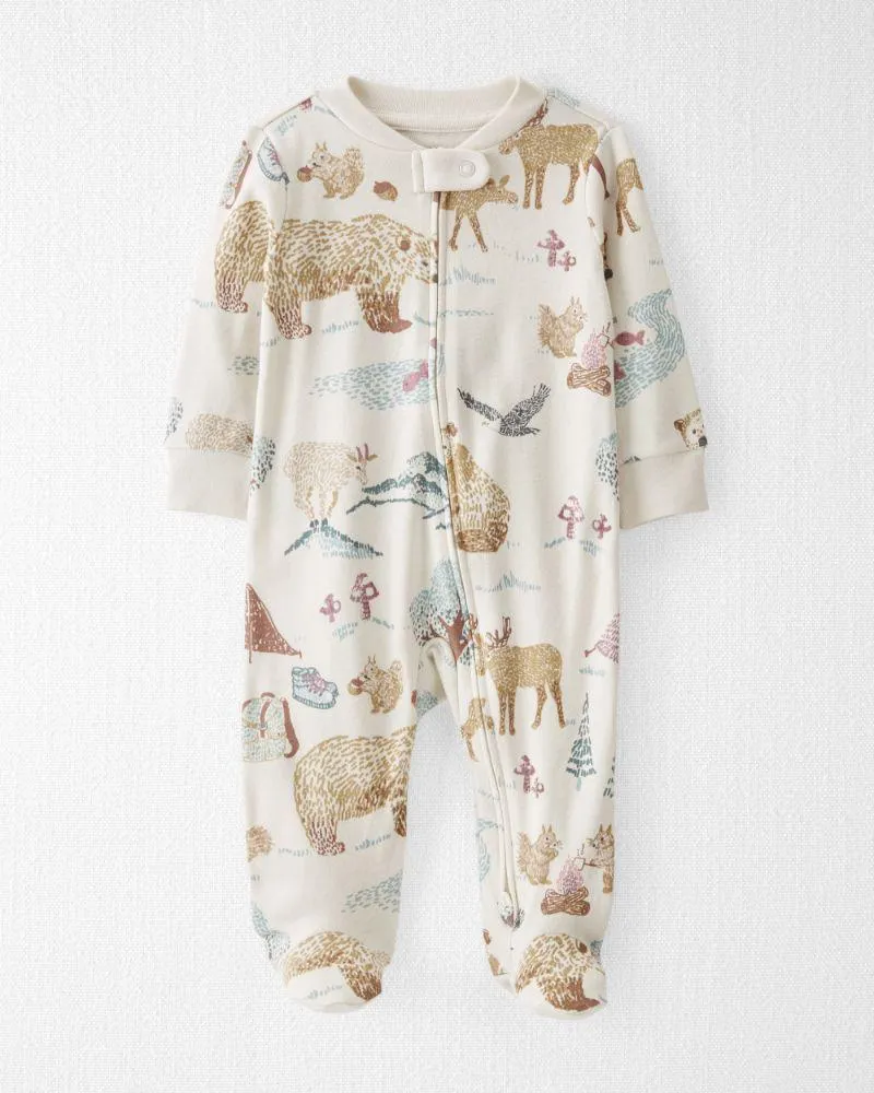 Mameluco De Algodón Orgánico Con Cierre Carter's Little Planet