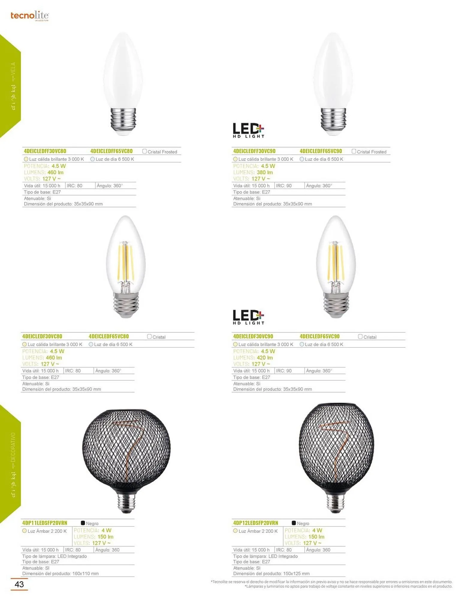 Catálogo de Catálogo Tecnolite 18 de julio al 31 de diciembre 2025 - Pagina 44