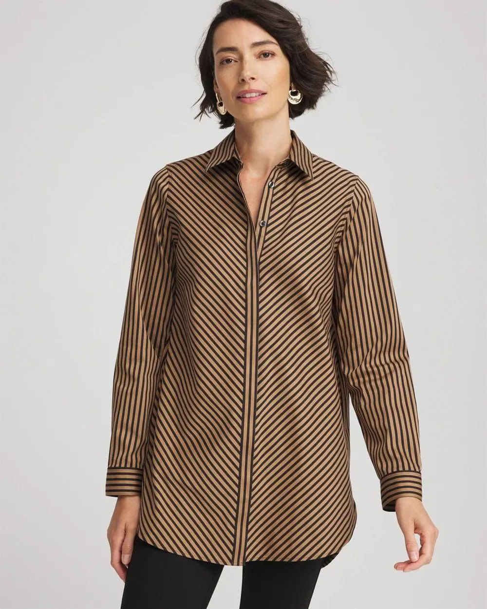 No Iron ™ Slimming Imperial Stripe Tunic