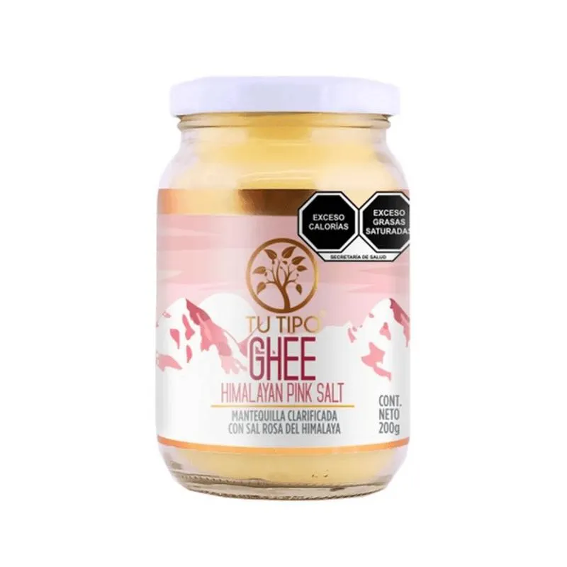 Ghee Mantequilla Clarificada con Sal del Himalaya 200 g