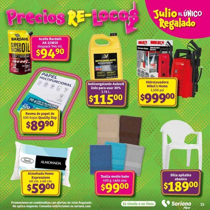 Catálogo de Julio Regalado Híper 12 de julio al 17 de julio 2024 - Pagina 25
