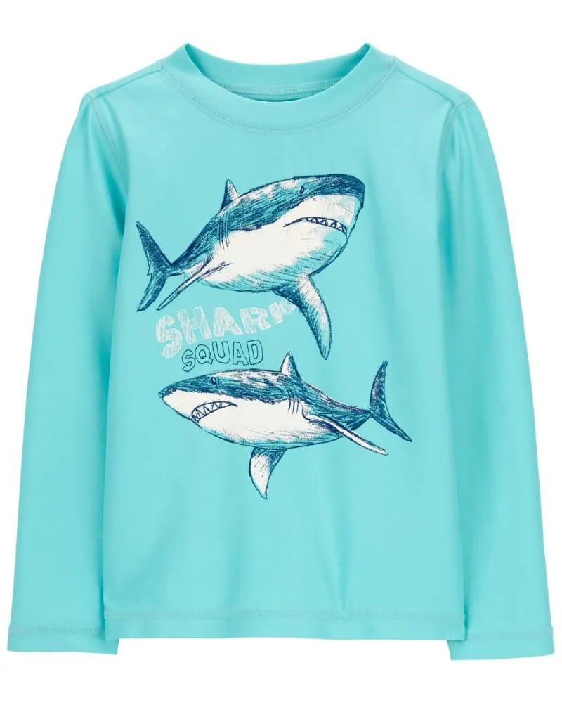 Camiseta Para Nadar De Tiburón Oshkosh B'Gosh