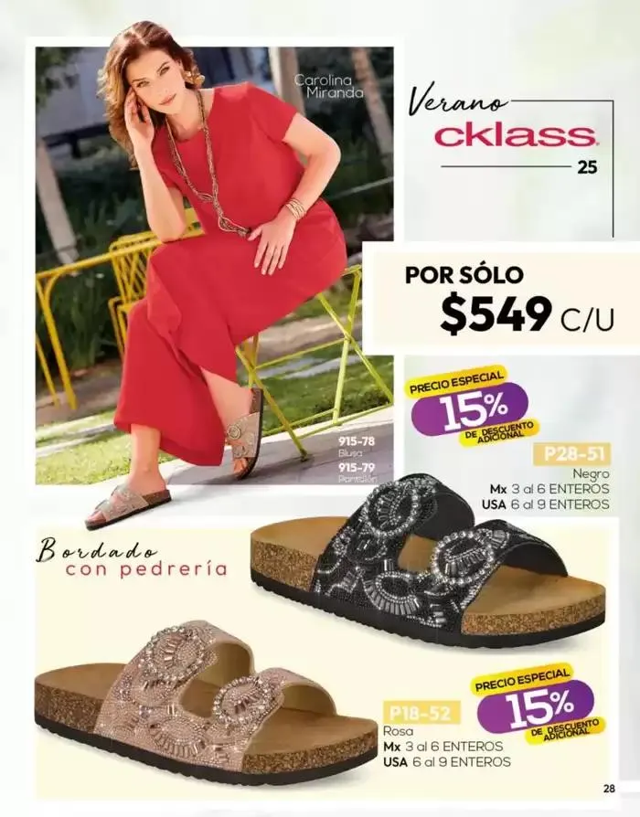 Catálogo de Catálogo Cklass Calzado Novedades de Verano 2025 México 28 de marzo al 27 de abril 2025 - Pagina 29