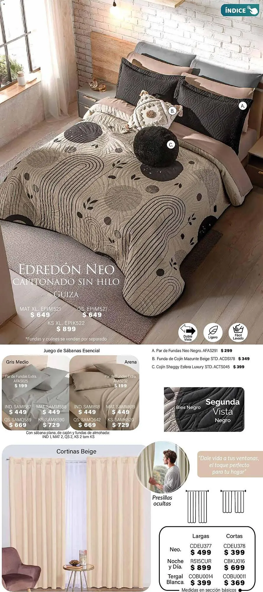 Catálogo de Catálogo Colchas Concord 1 de noviembre al 1 de febrero 2026 - Pagina 38