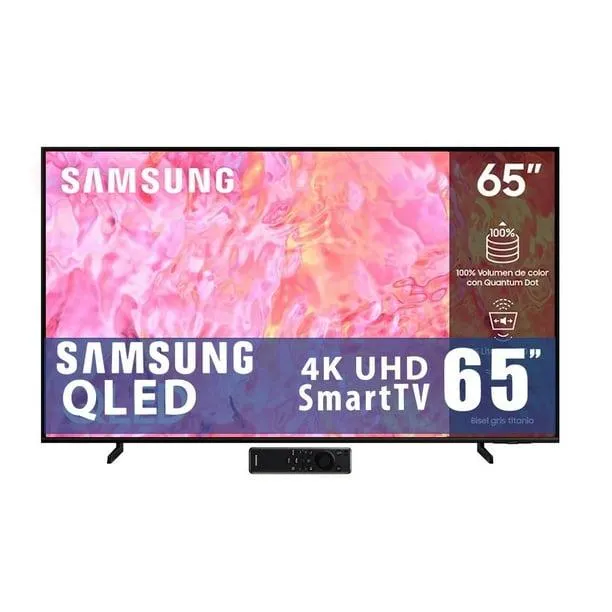 TV Samsung 65 Pulgadas 4K Ultra HD Smart TV QLED QN65Q60CAFXZX