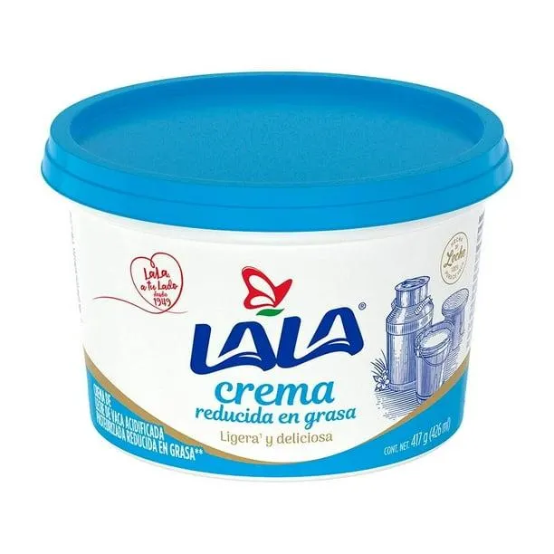 Crema ácida Lala light 426 ml