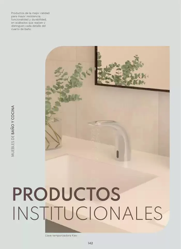 Catálogo de Muebles de Baño y Cocina 14 de noviembre al 31 de marzo 2025 - Pagina 142