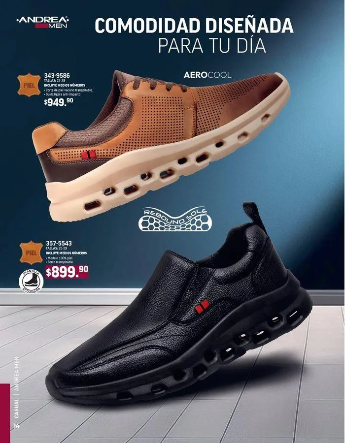 Catálogo de ANDREA - CALZADO CABALLERO 26 de agosto al 25 de enero 2025 - Pagina 45
