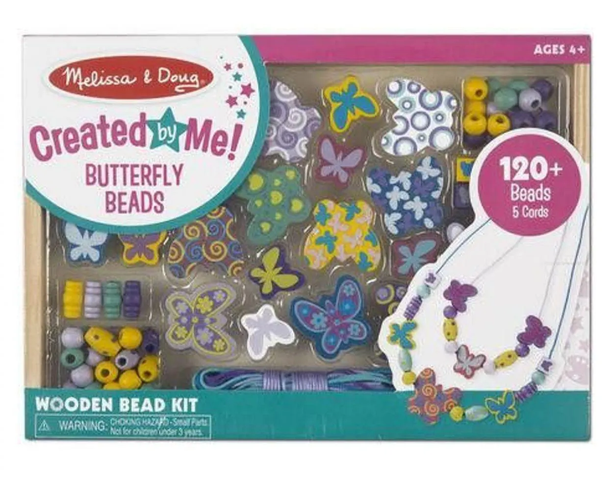 Melissa & Doug Set de Cuentas de Mariposas
