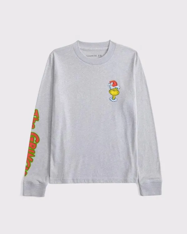 the grinch long-sleeve graphic tee