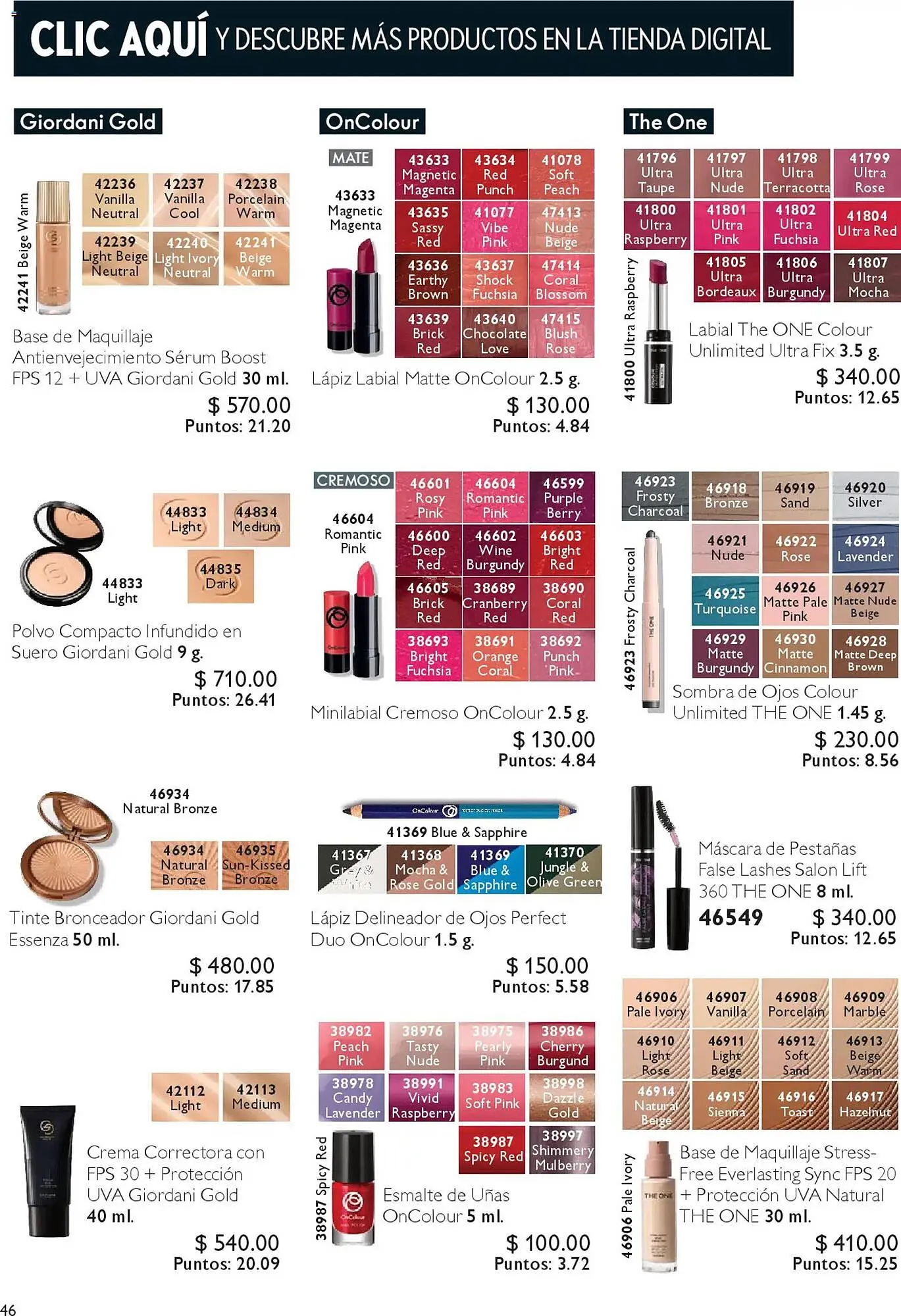 Catálogo de Catálogo Oriflame 22 de noviembre al 31 de diciembre 2025 - Pagina 46