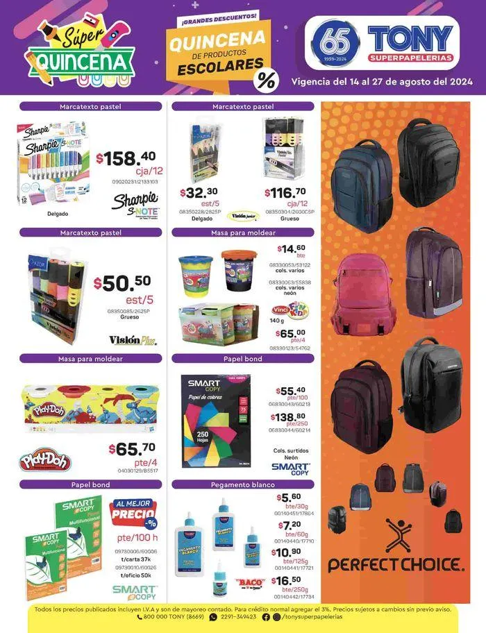 Catálogo de Súper Quincena Escolar 15 de agosto al 27 de agosto 2024 - Pagina 13