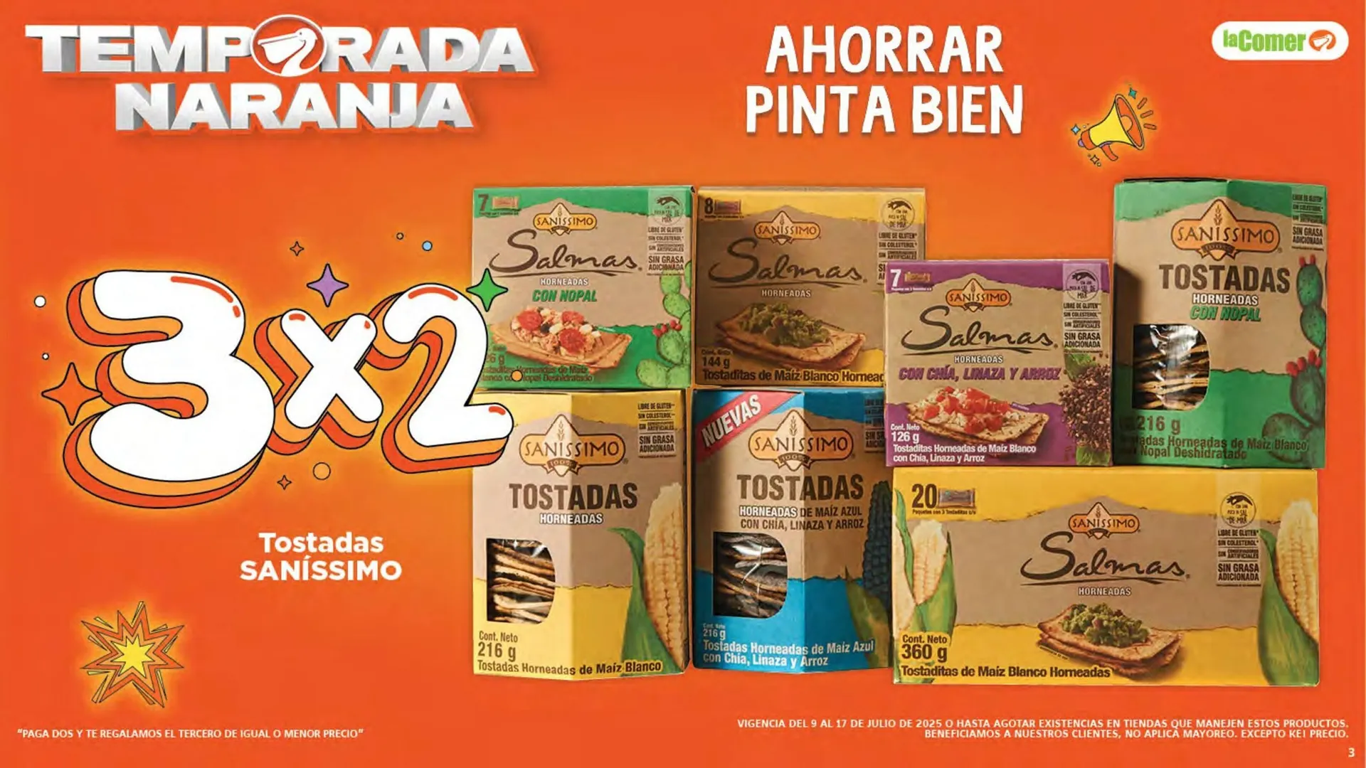 Catálogo de Catálogo La Comer 9 de julio al 17 de julio 2025 - Pagina 3