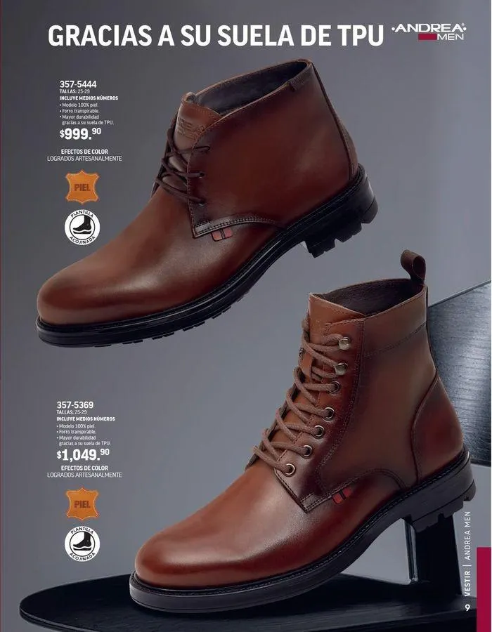Catálogo de ANDREA - CALZADO CABALLERO 26 de agosto al 25 de enero 2025 - Pagina 173