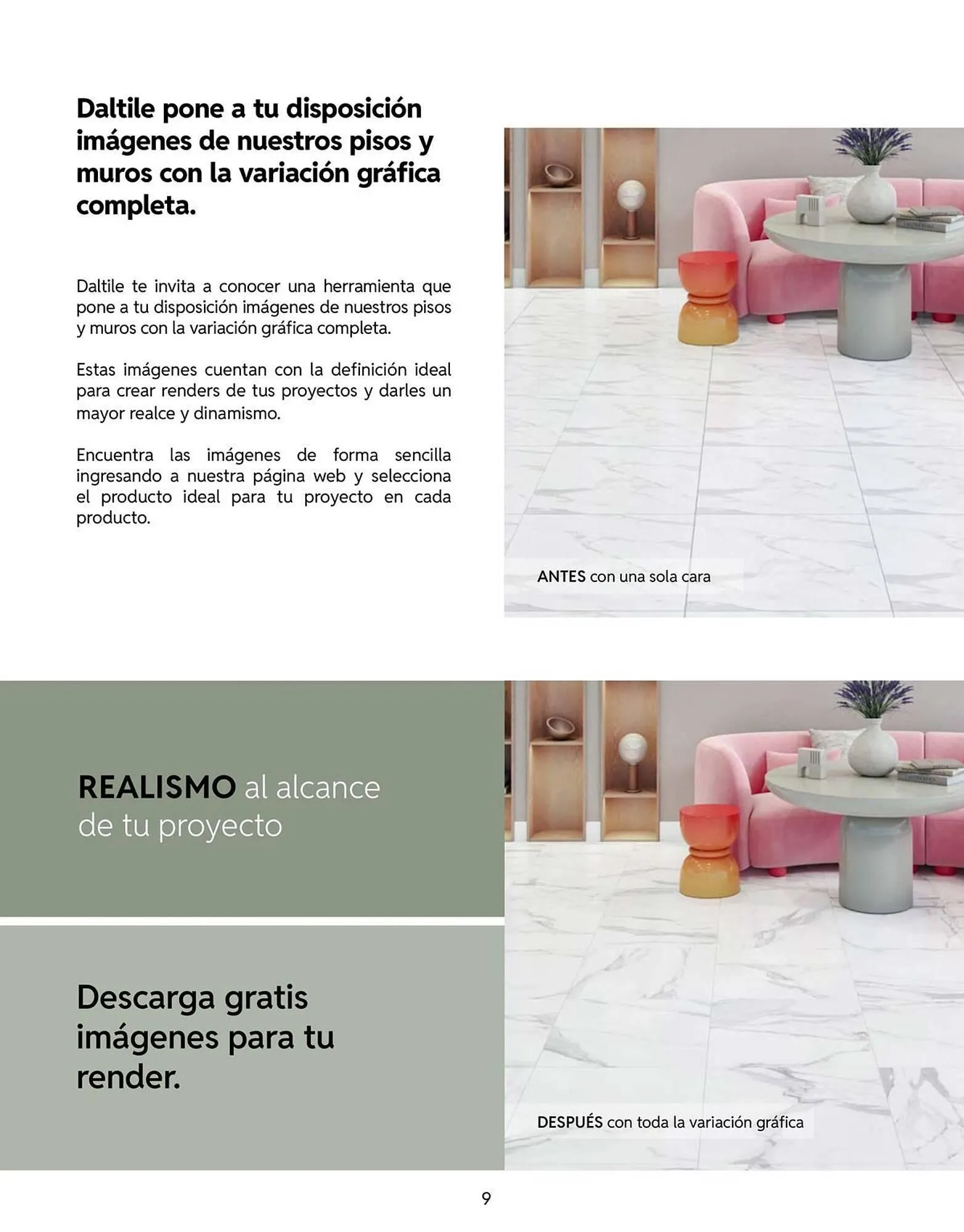 Catálogo de Catálogo Daltile 13 de enero al 31 de diciembre 2026 - Pagina 9
