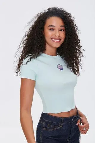 PLAYERA ESTAMPADO DE CONCHA