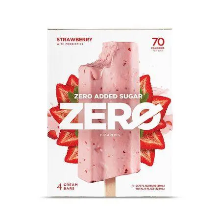 Paleta Keto de Crema de Fresas