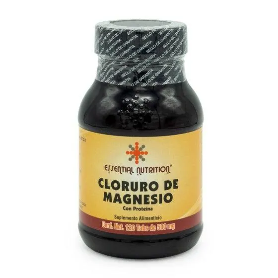 Cloruro de Magnesio 200 mg Essential Nutrition 120 Tabletas