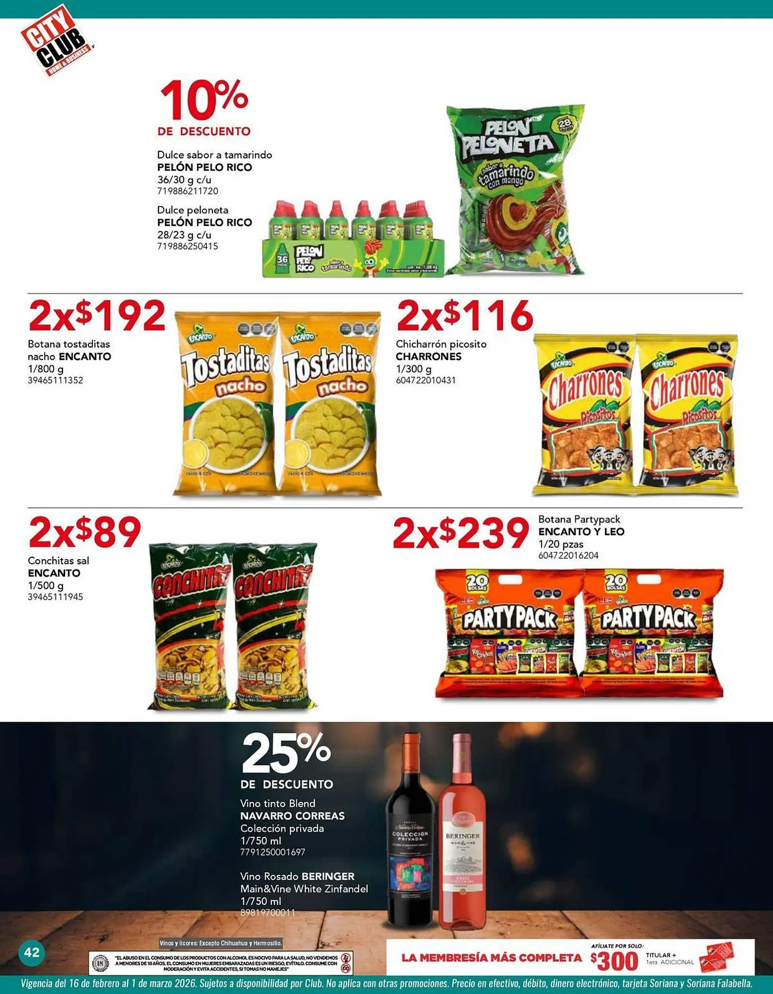 Catálogo de Catálogo City Club 2 de febrero al 1 de marzo 2026 - Pagina 42