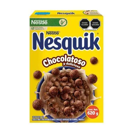 Cereal Nestlé Nesquik Sabor Chocolate Caja 620 Gr
