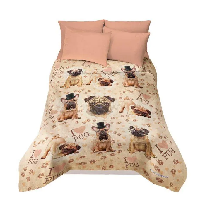 COBERTOR SERENITY MATRIMONIAL BABY PUG