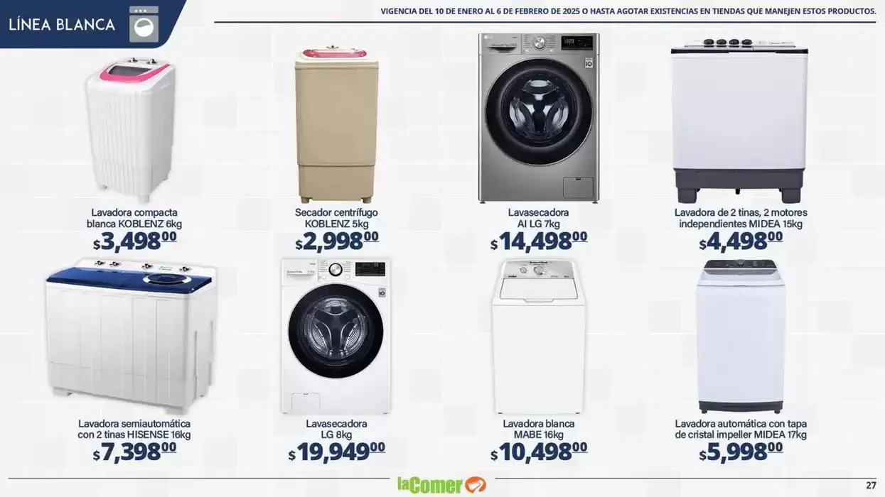 Catálogo de LIMPIA , Desinfecta, organiza, AHORRA 10 de enero al 6 de febrero 2025 - Pagina 27