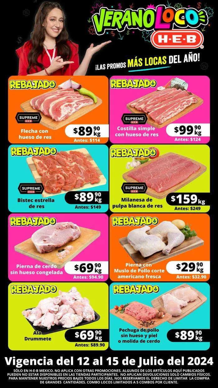 Catálogo de HEB - Verano Loco 15 de julio al 15 de julio 2024 - Pagina 1