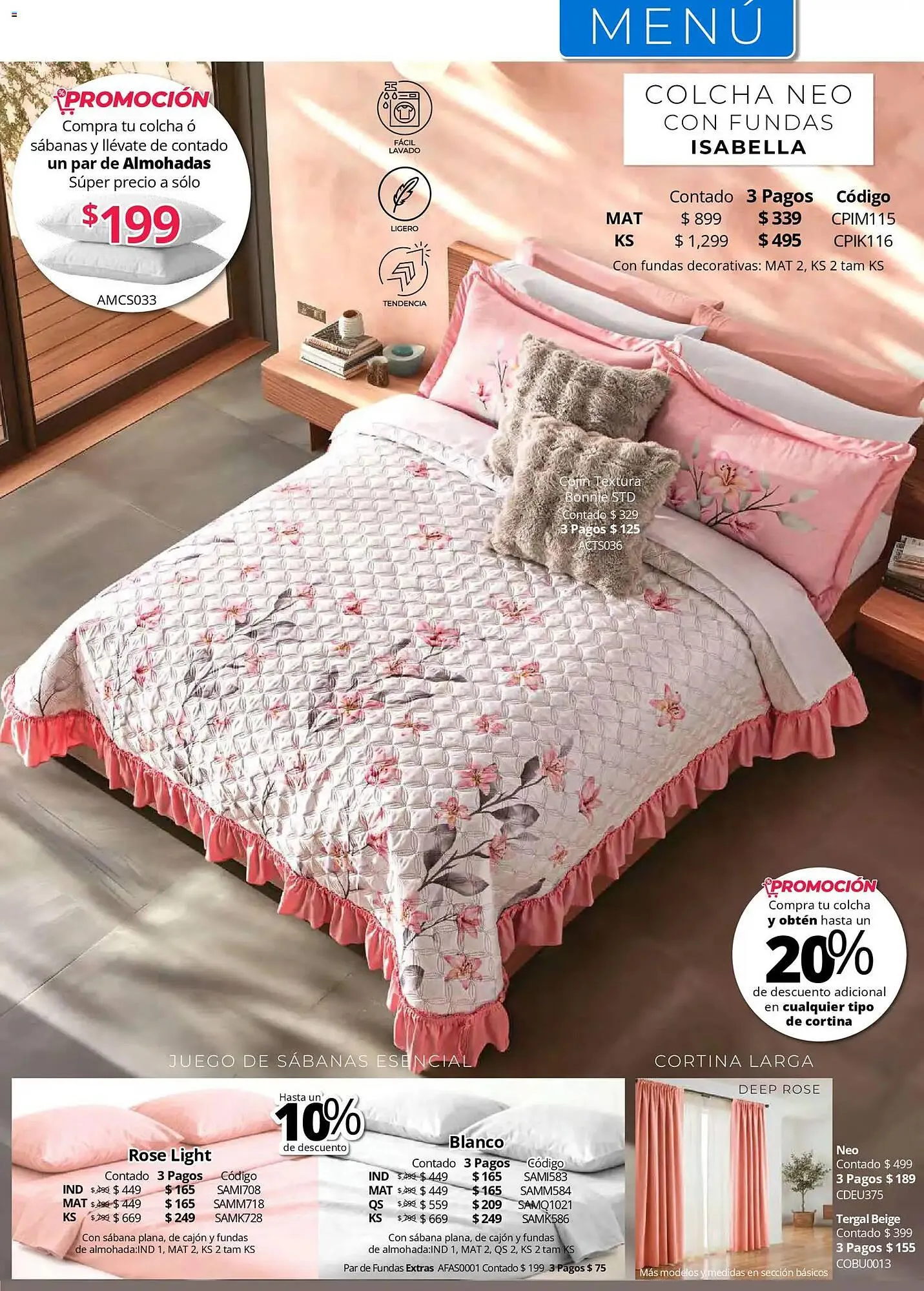 Catálogo de Catálogo Colchas Concord 1 de mayo al 1 de agosto 2026 - Pagina 127