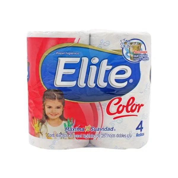 Higienico Elite color 4 rollos de 287 hd