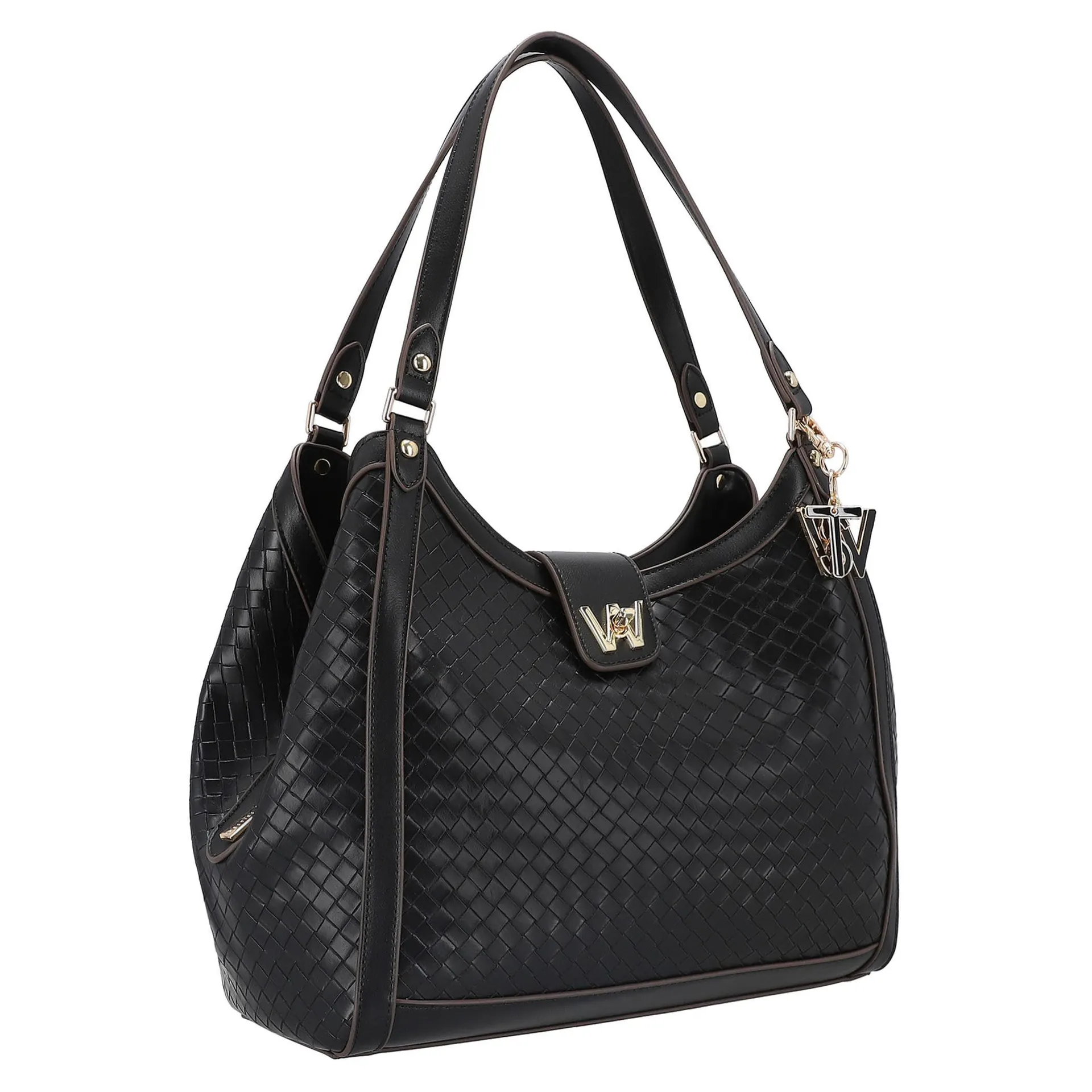 Bolsa Hobo Coline Clervie Sintetico Negro Westies