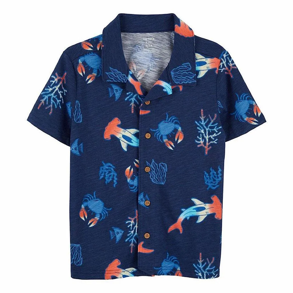 Camisa Carter’s Animales Marinos para Bebito